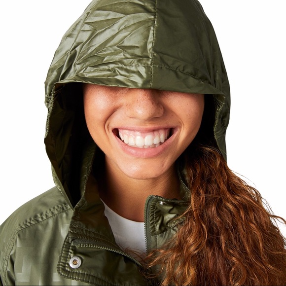 Converse VLTG Mixed Print Green Camo Zip-Up Jacket - Picture 16 of 16